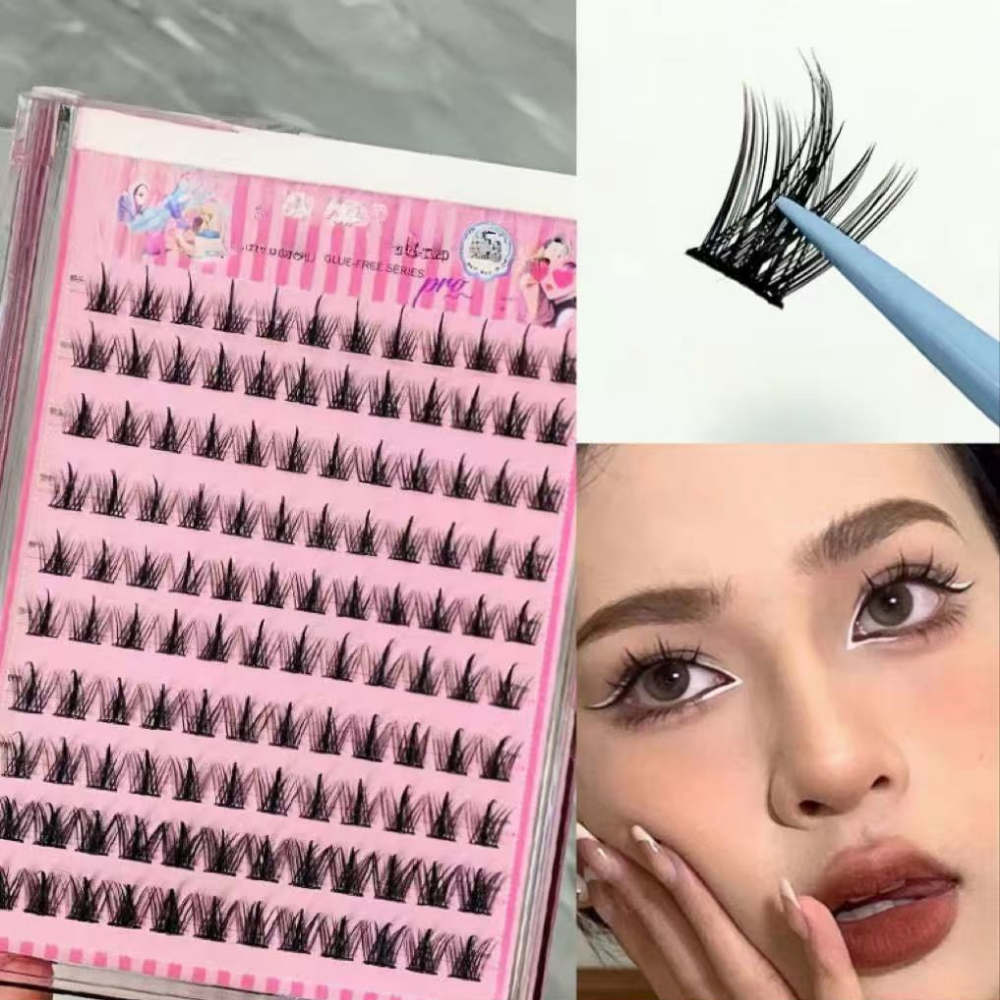NEW Cute Lashes Premium (Glue-Free) #10 Row Pure Wild CHY