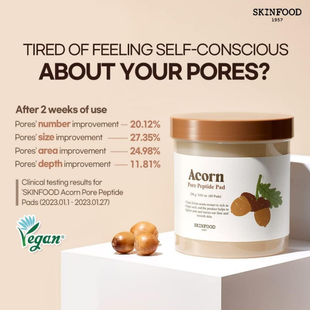 Acorn Pore Peptide Pad 250gr
