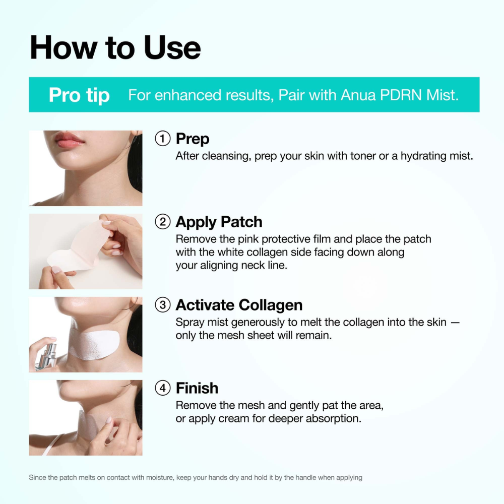 PDRN Collagen Melting Patch For Neck - 4pcs