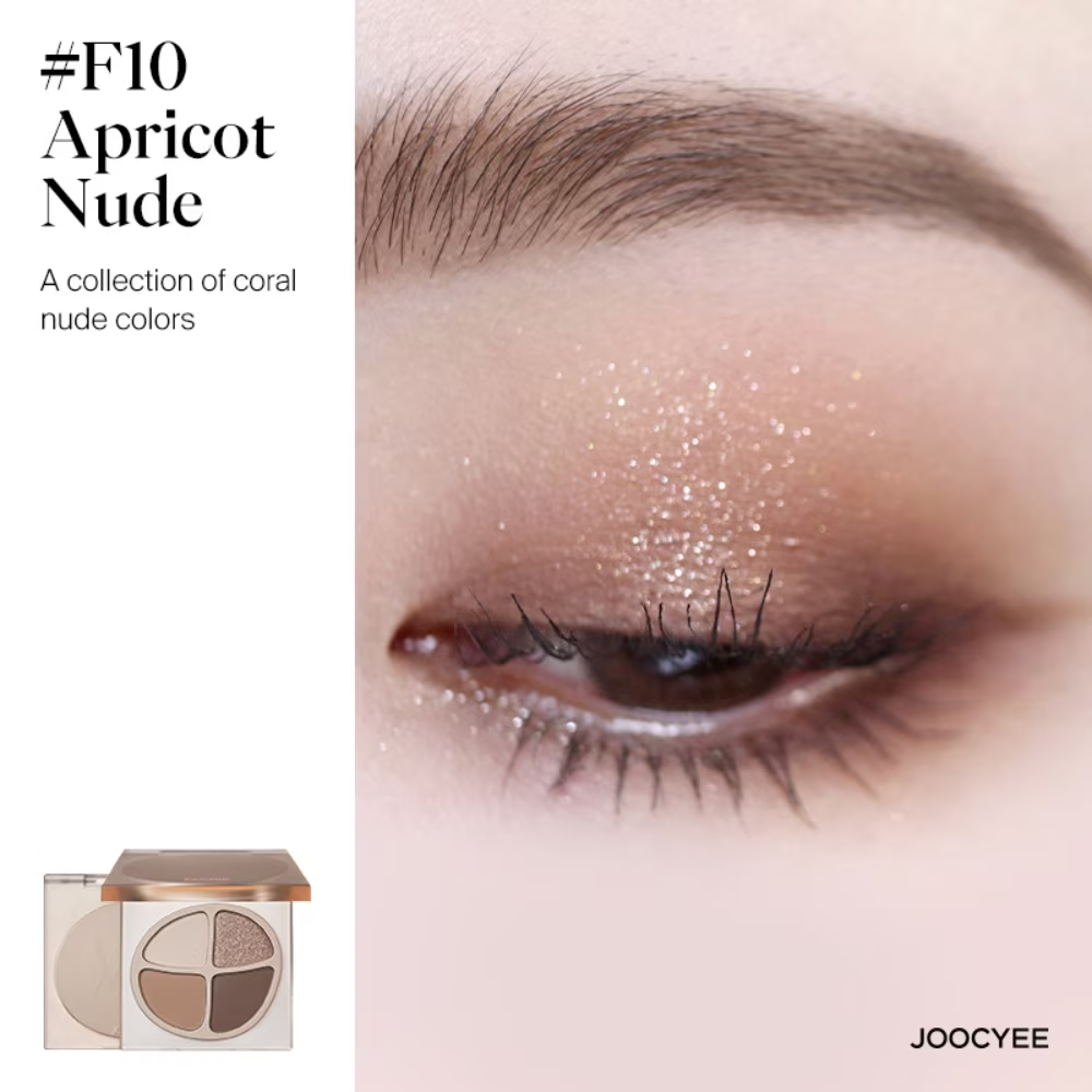 Quad Eyeshadow Palette #F10 Apricot Nude - 4.3g