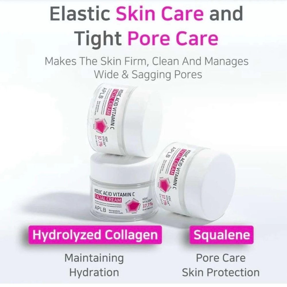 Kojic Acid Vitamin C Facial Cream