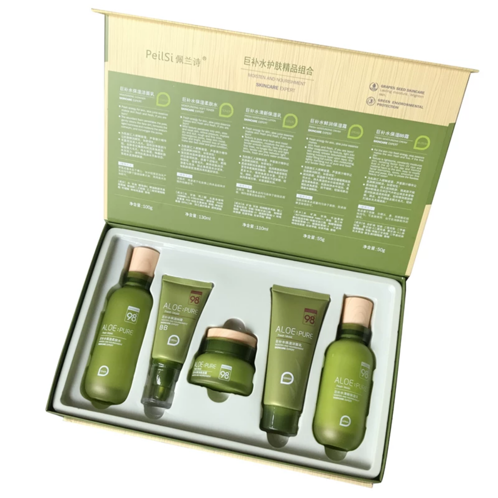 Aloe:Pure Hydrating & Moisturising 5-Piece Skincare Set