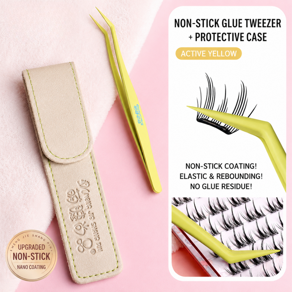 Non-Stick Lash Glue Tweezers