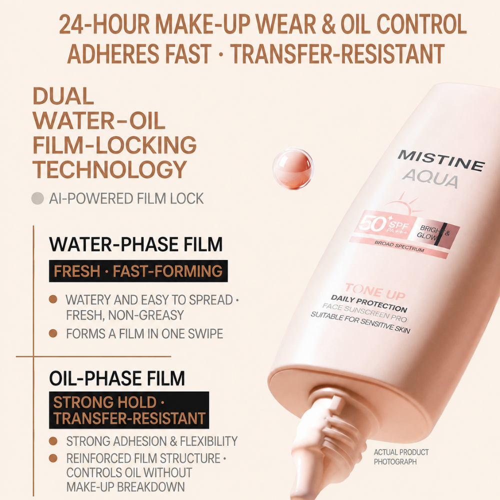 Aqua Base Whitening & Glowing Primer Sun Cream SPF50+ Broad Spectrum - 40ml