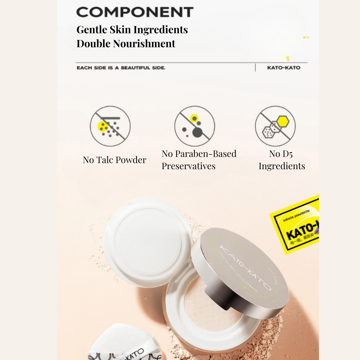 Skin Fit Soft Focus Setting Powder #For Dry Skin Type