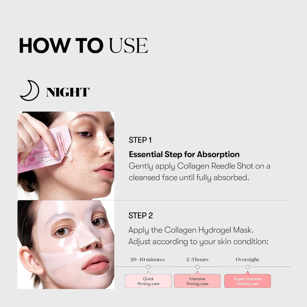 Collagen Reedle Shot 100 2 Step Hydrogel Mask
