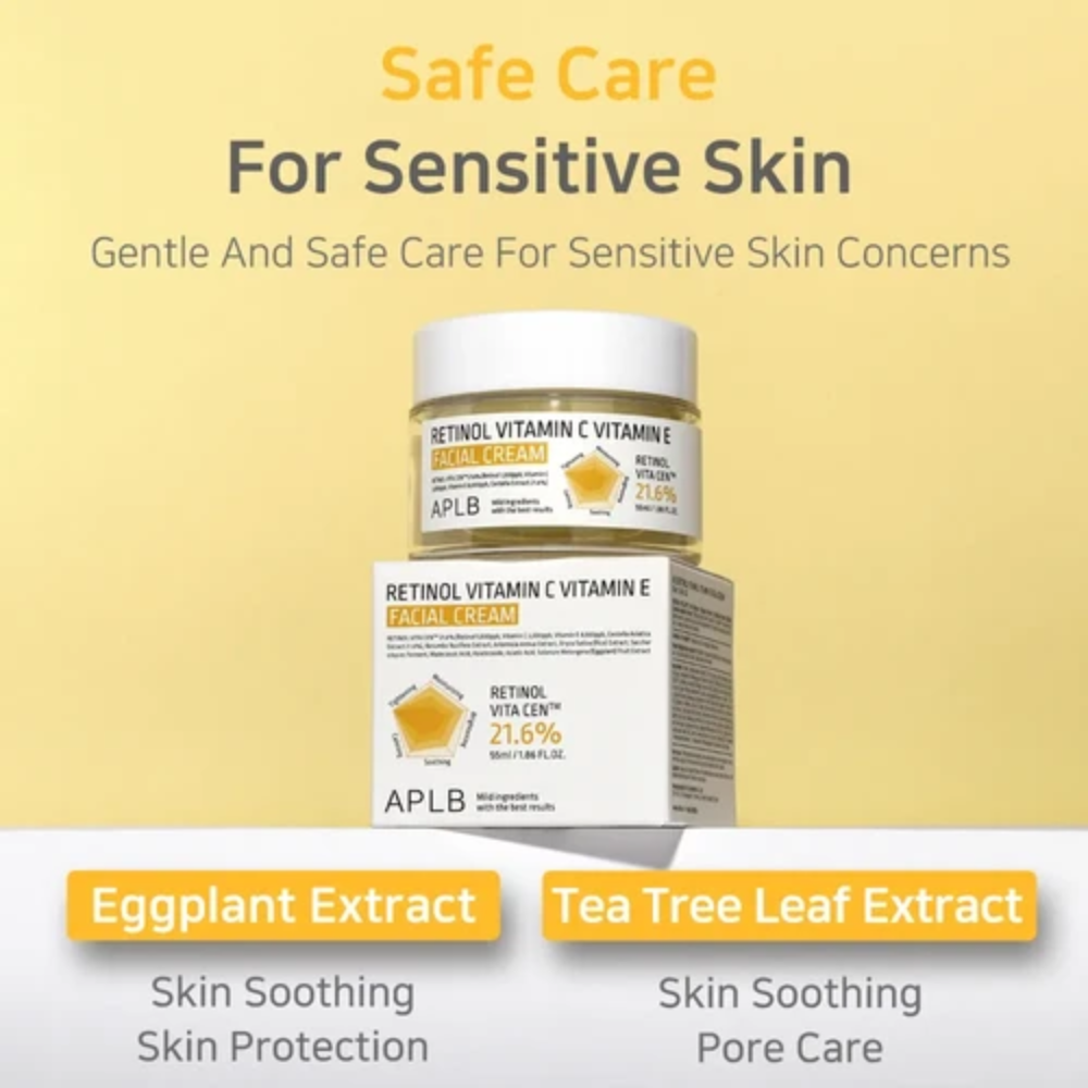 Retinol Vitamin C Vitamin E Facial Cream