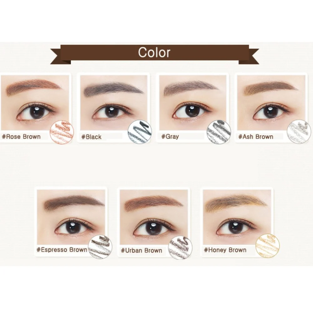 Auto Eyebrow Pencil #2 Dark Black