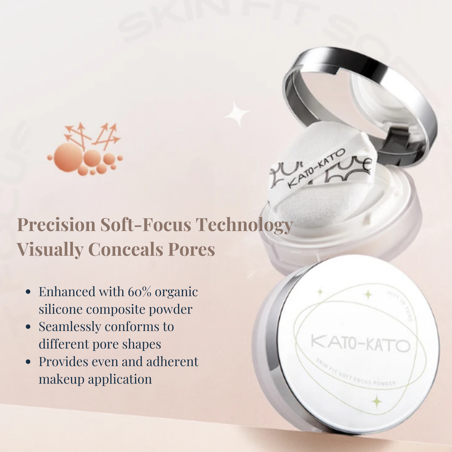 Skin Fit Soft Focus Setting Powder #For Dry Skin Type