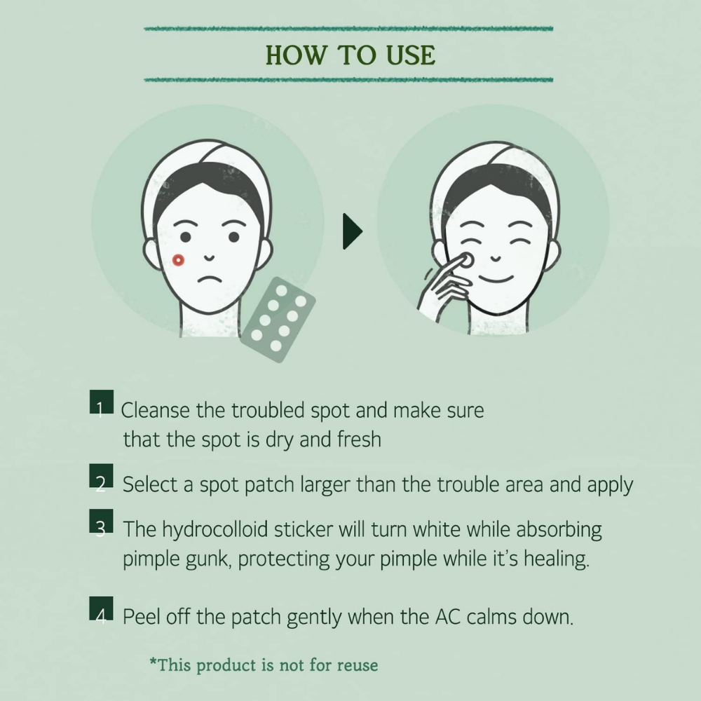 CICA Clear Spot Patch 5ea