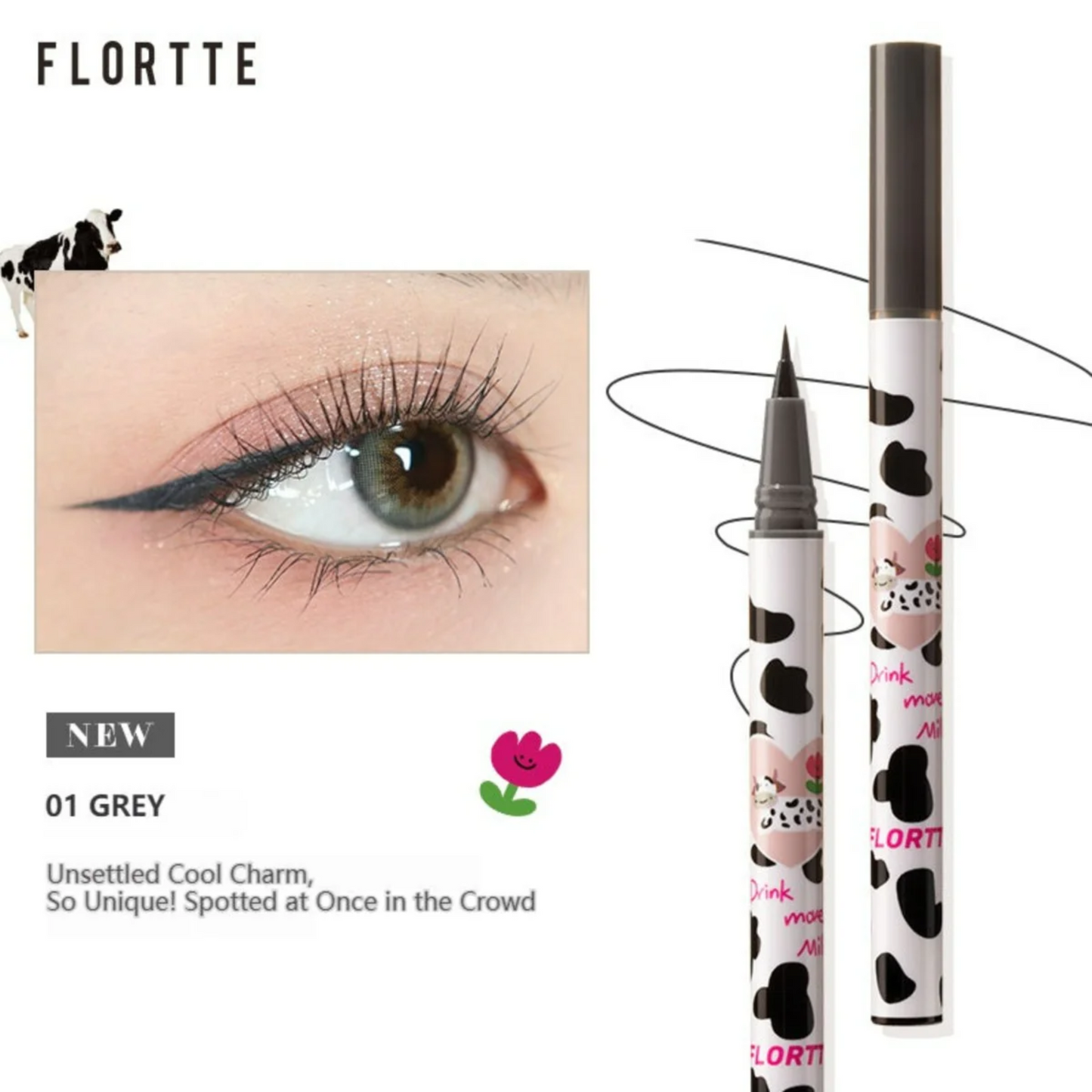 Ultra-Skinny Liquid Eyeliner #Cement Gray