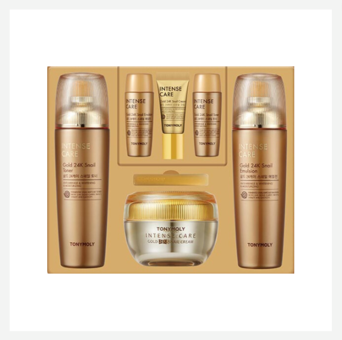 Intense Care Gold 24K Snail Skin Care Set