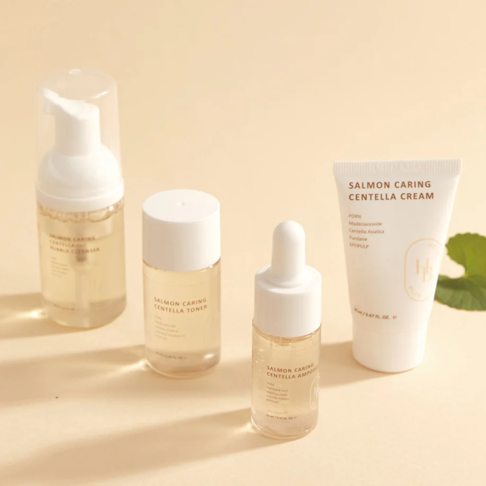 Salmon Caring Centella Special Travel Kit Bag Set