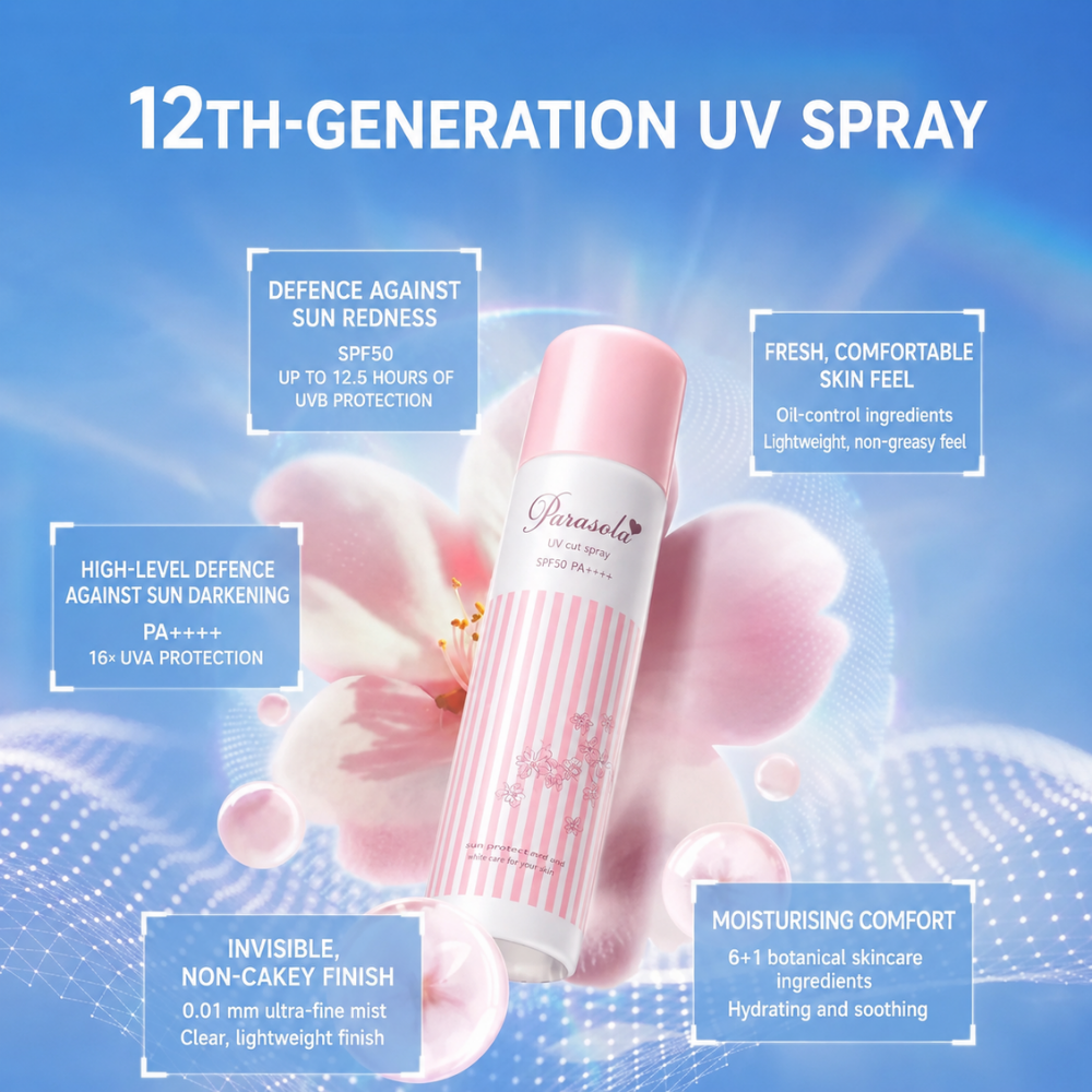 NARIS UP Parasola Fragrance UV Spray SPF50+ Broad Spectrum - 90g