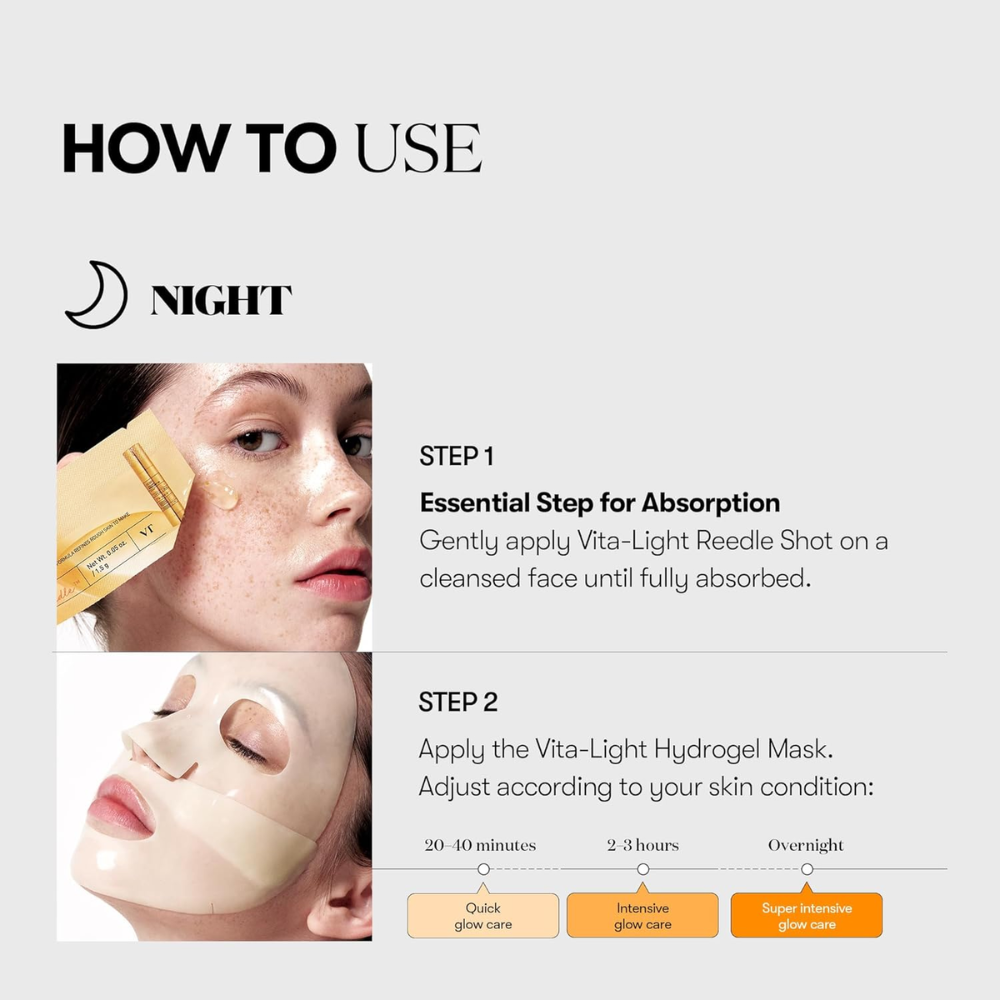 Vita-light Reedle Shot 100 2Step Hydrogel Mask
