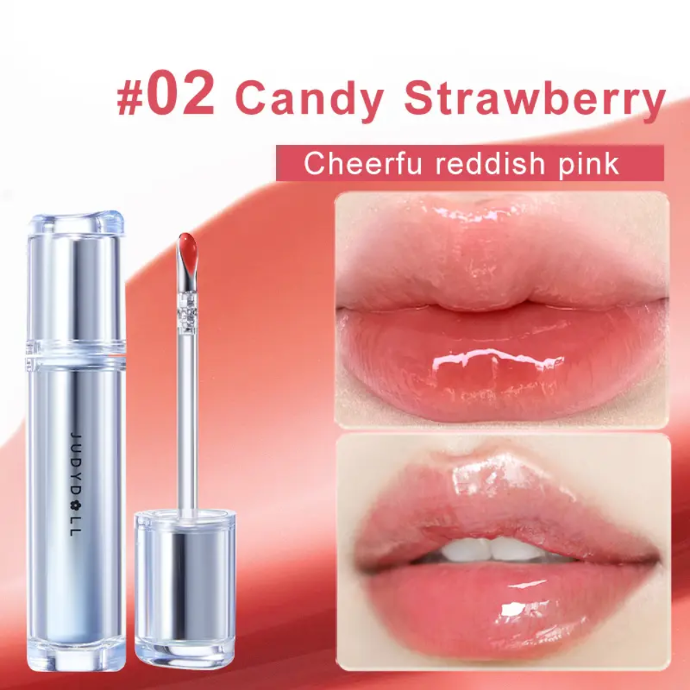 Ice Iron Mirror Gloss Lip Tint #02 Candy Strawberry