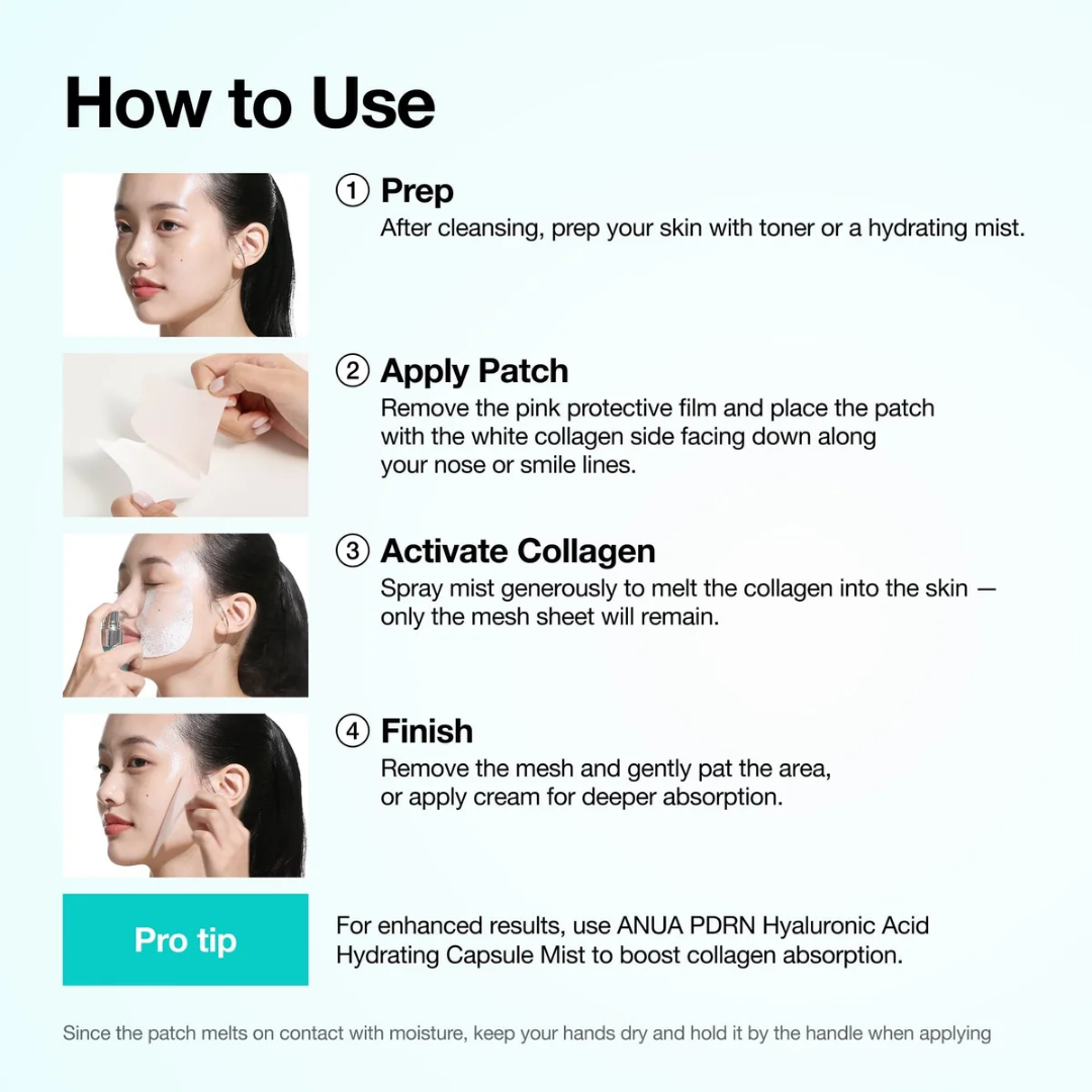 PDRN Collagen Melting Patch For Glass Skin - 4pcs