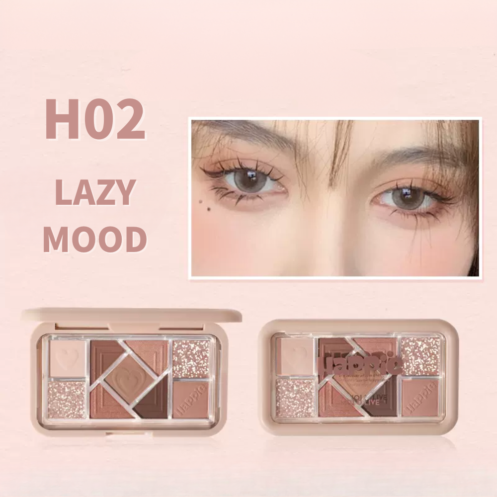Muilt Colour Eyeshadow Palette # H02 Lazy Mood