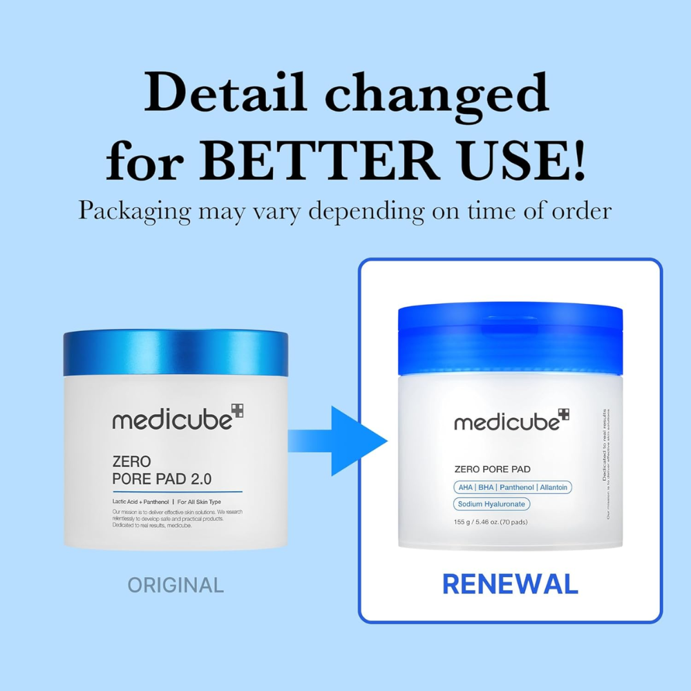 Medicube New Zero Pore Pad 2.0