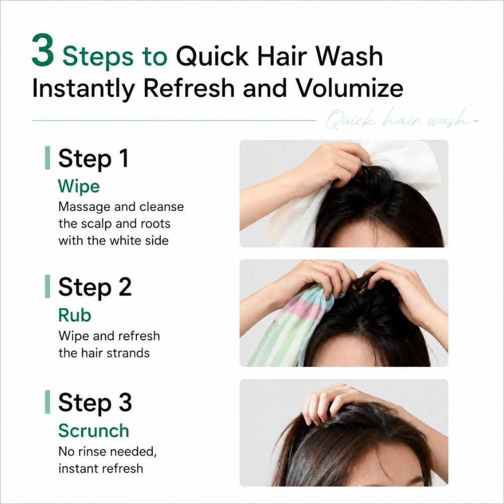 Washing-Free Hair Towel