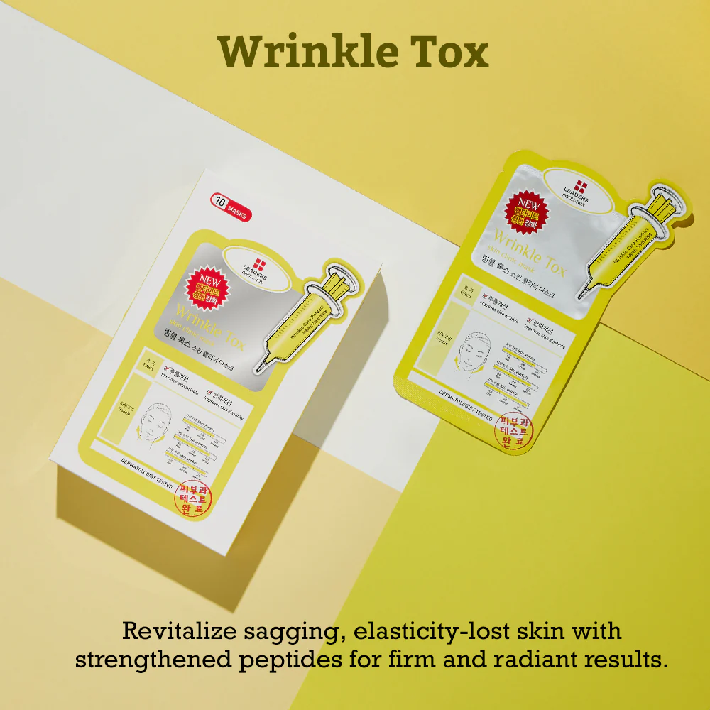 Leaders Insolution Wrinkle Tox Skin Clinic Mask 1 Sheet