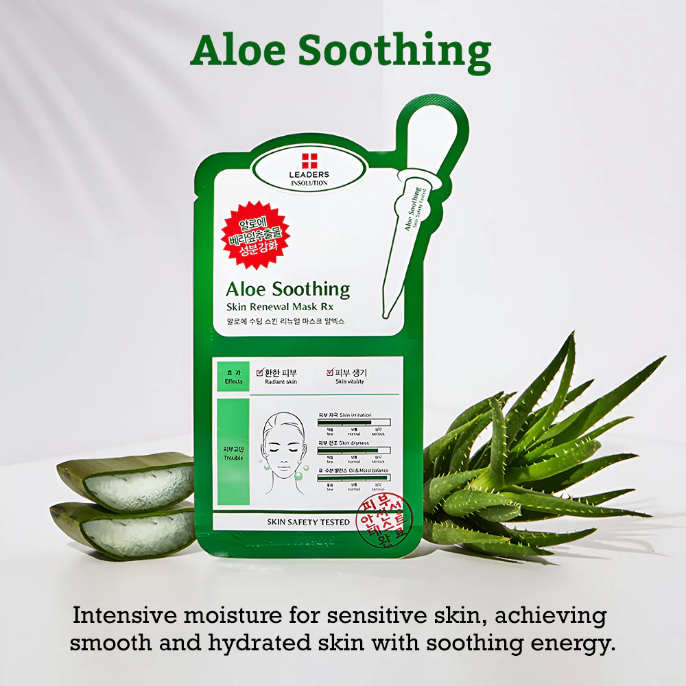 Leaders Insolution Aloe Soothing Skin Renewal Mask RX Pack
