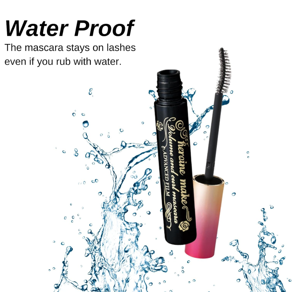 KISS ME Heroine Make Volume and Curl Mascara (3rd Generation) #Black
