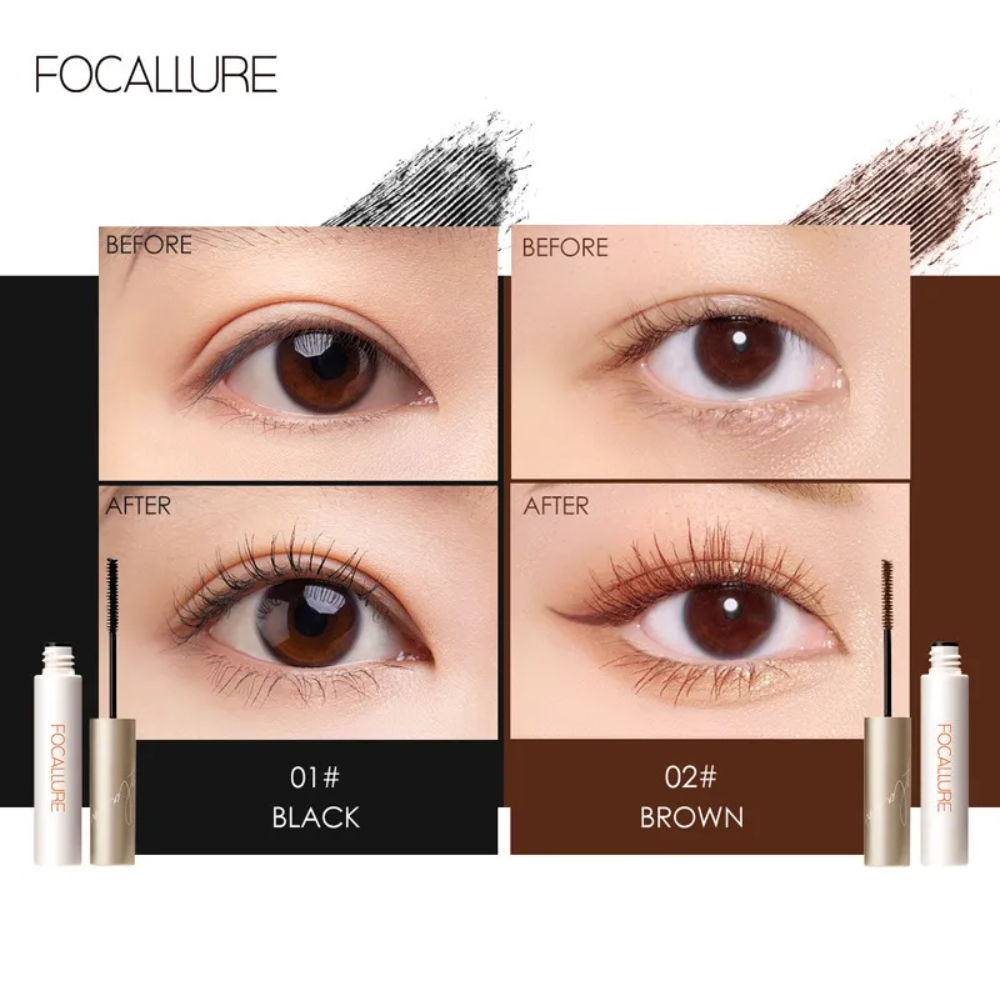 Longlash Waterproof Mascara 3mm Micro Brush #2 Brown
