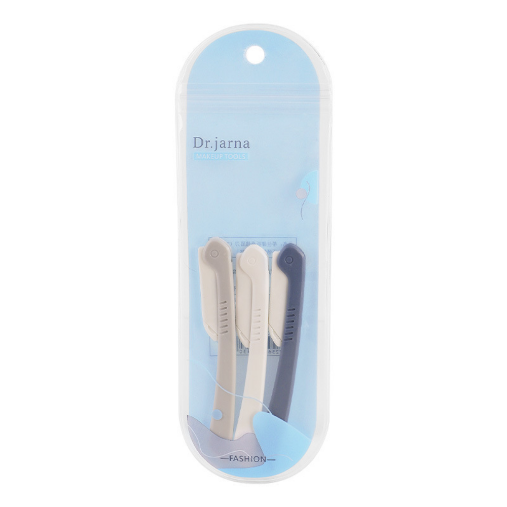 3-Pack Foldable Eyebrow Razors