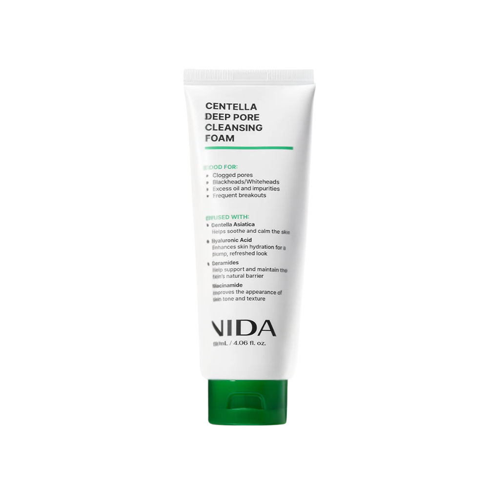 NIDA Centella Deep Pore Cleansing Foam - 120ml
