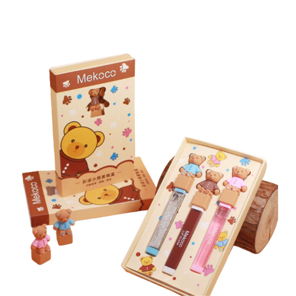 Mekoco Clay Bear Makeup Gift Set