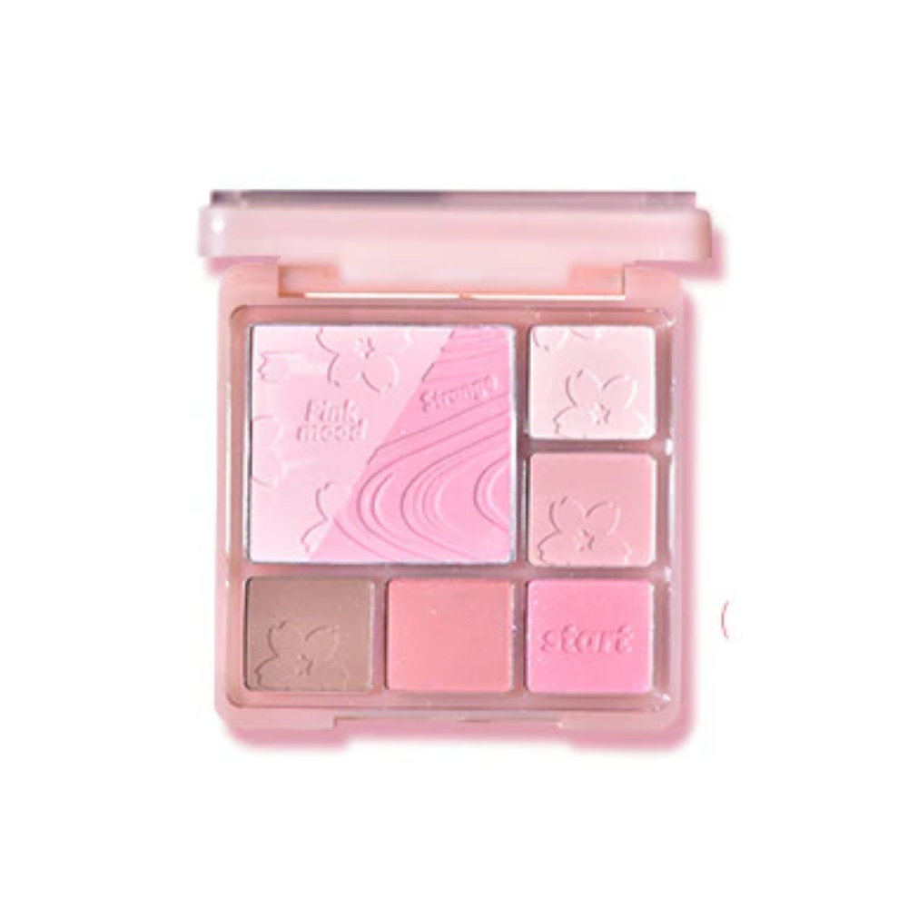 Petal Eyeshadow Series Seven-color Palette #H03 Cloudy Party