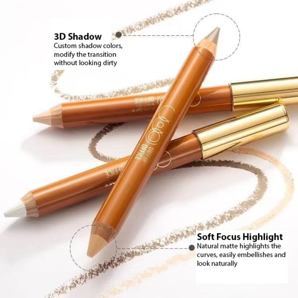 Dual-Ended Contour Stick #01 Light Beige + Cement Grey