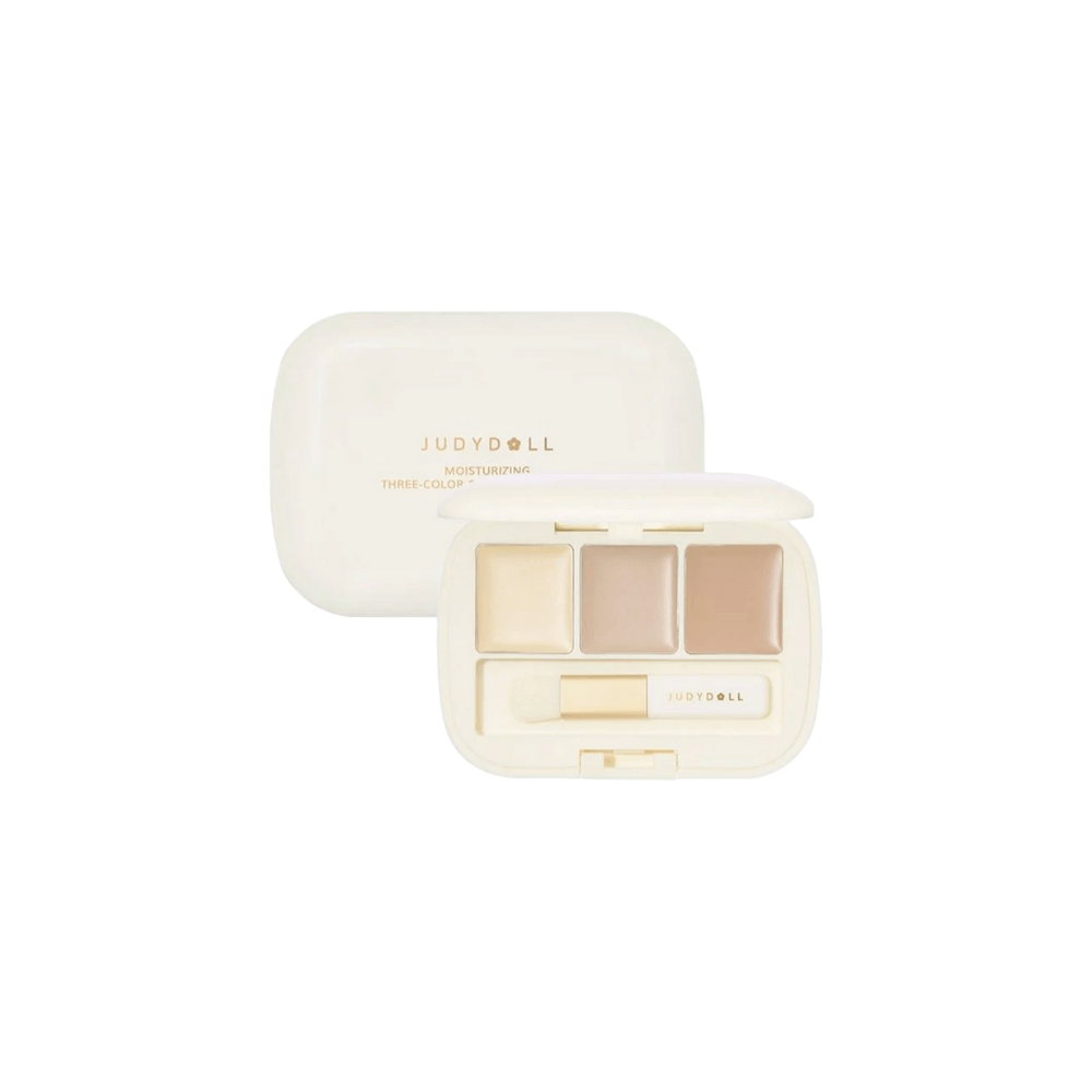 Moisturizing Three-Color Concealer Palette #01 Full Coverage