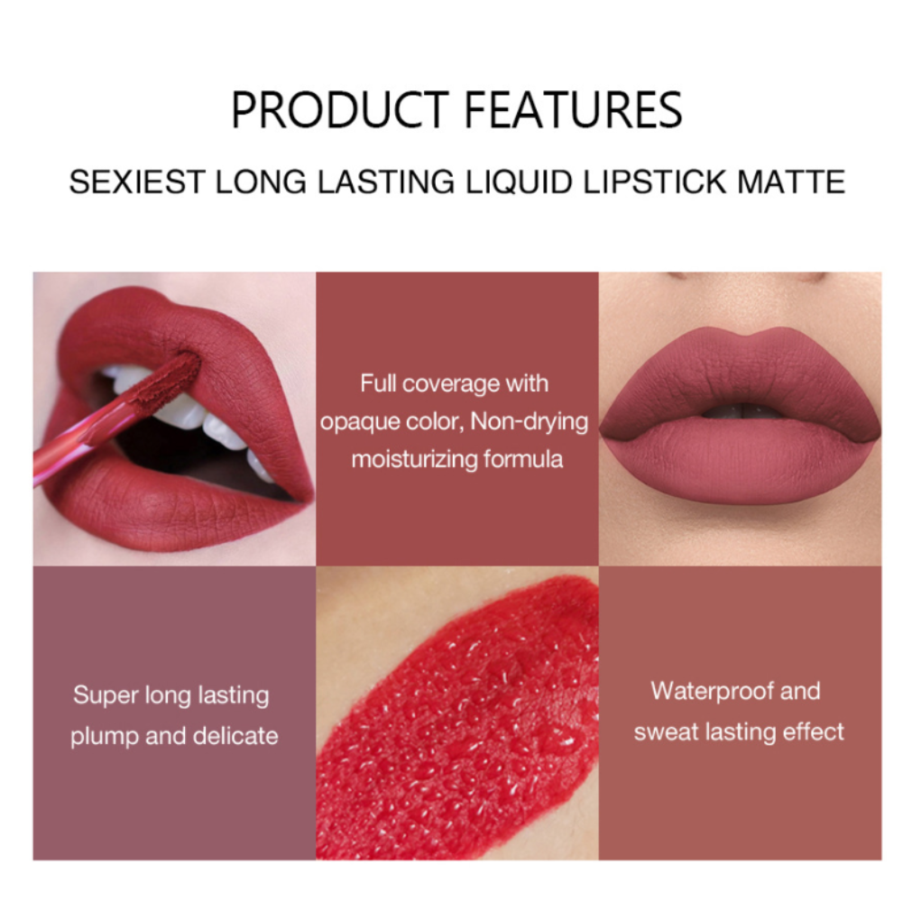 Beauty Matte Waterproof Lipstick Gift Set A