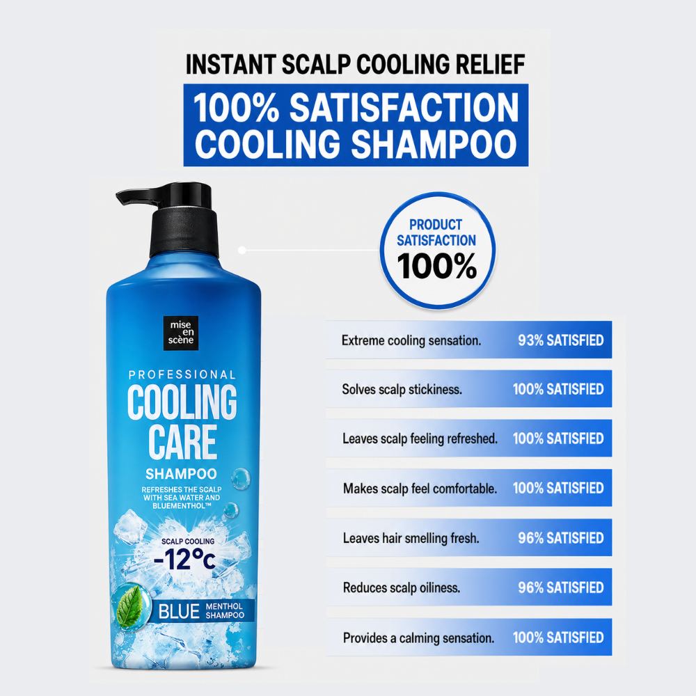 Cooling Care Blue Menthol Shampoo 680ml