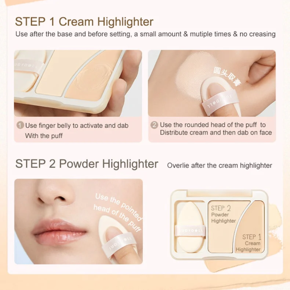 Highlighter Palette Duo #02 (Warm Sunlight)