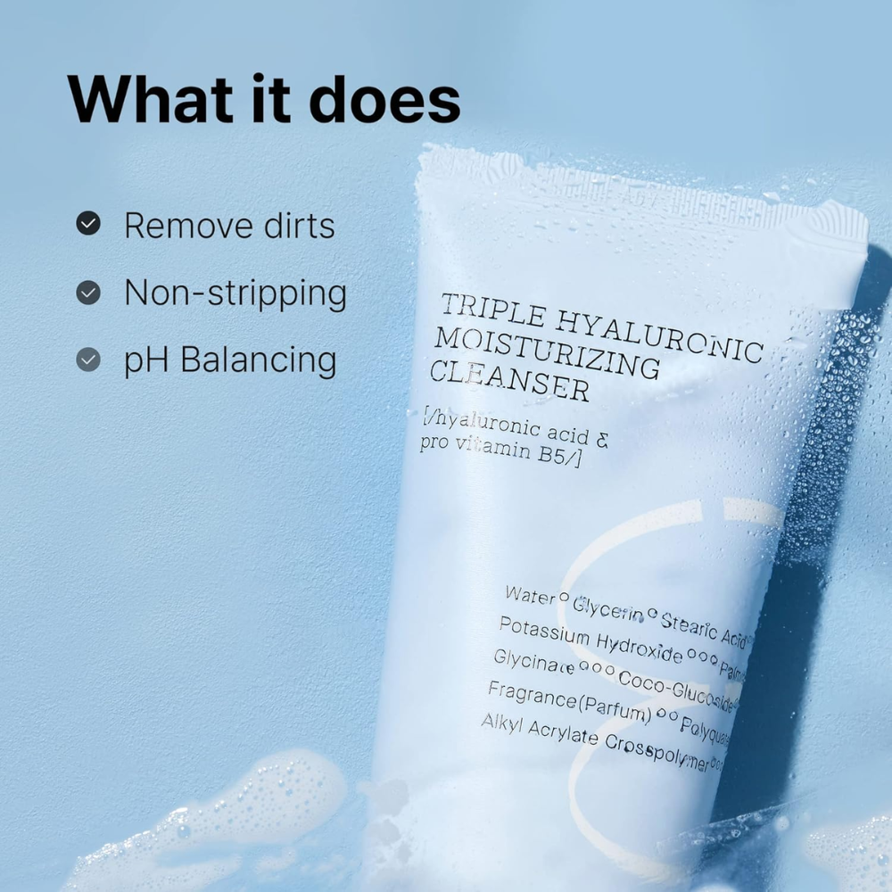 Hydrium Triple Hyaluronic Moisturizing Cleanser