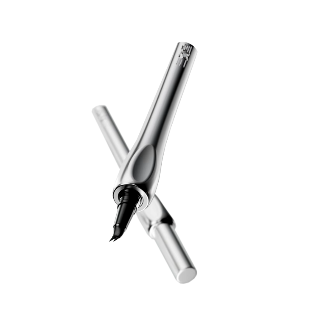 Dual-Tip Waterproof Eyebrow Pen #03 Soft Gray-Black