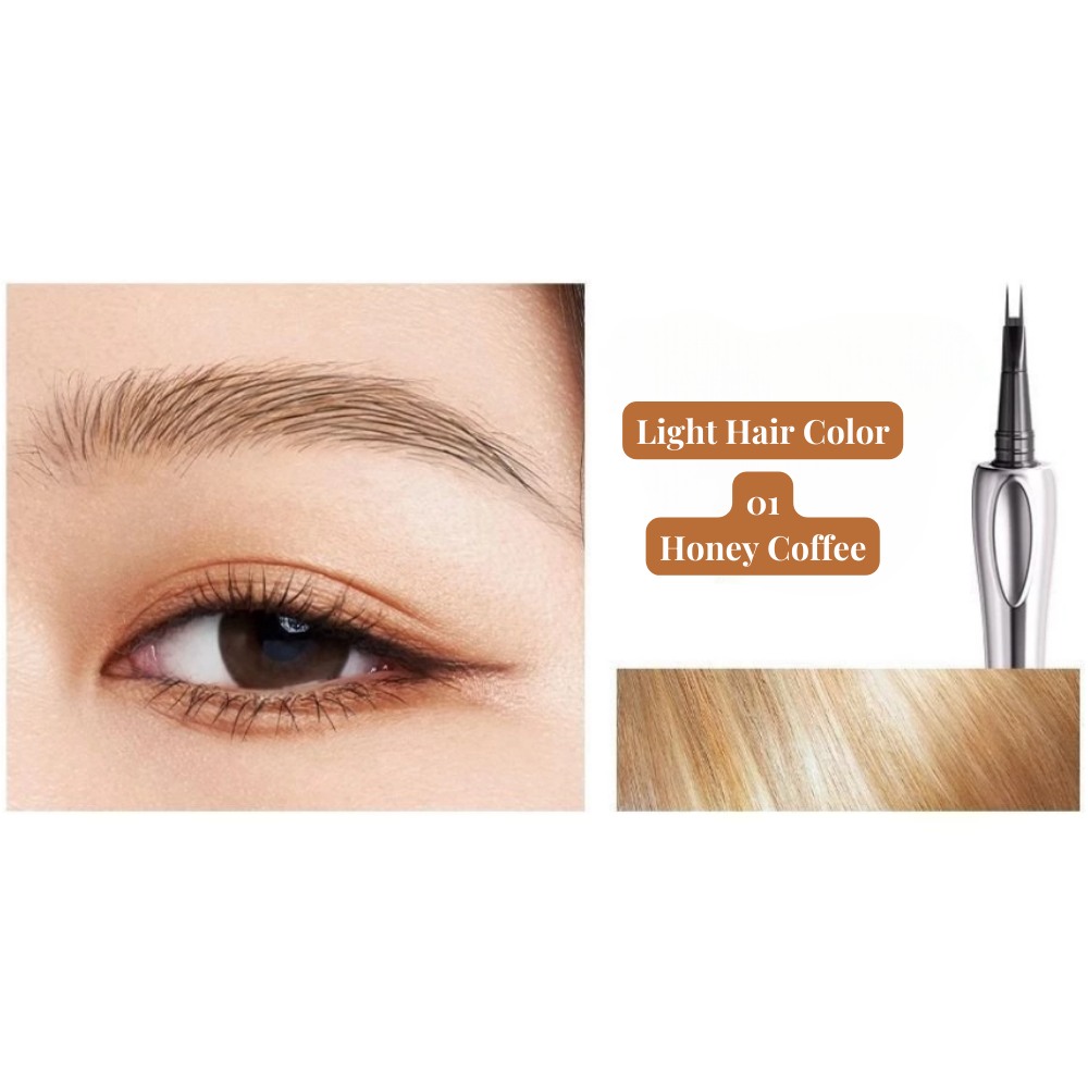 Dual-Tip Eyebrow Pen #01 Honey Coffee
