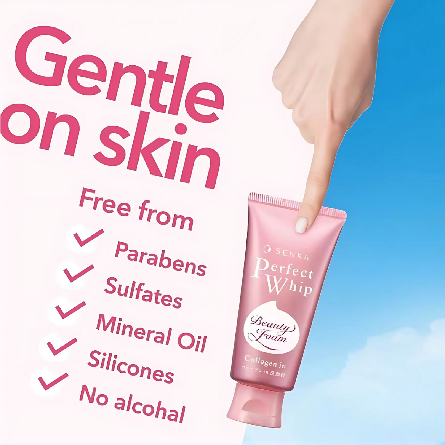 Senka Perfect Whip Collagen in Facial Foam Cleanser