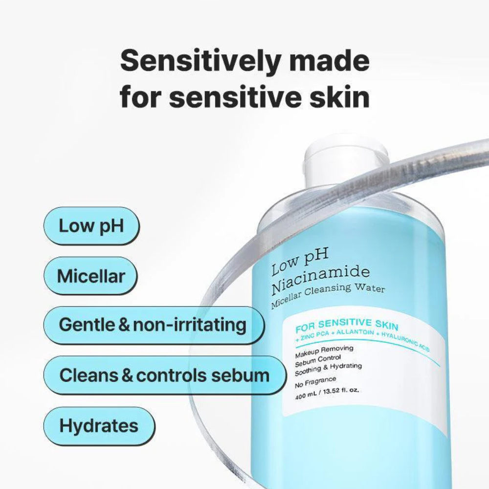 Low pH Niacinamide Micellar Cleansing Water