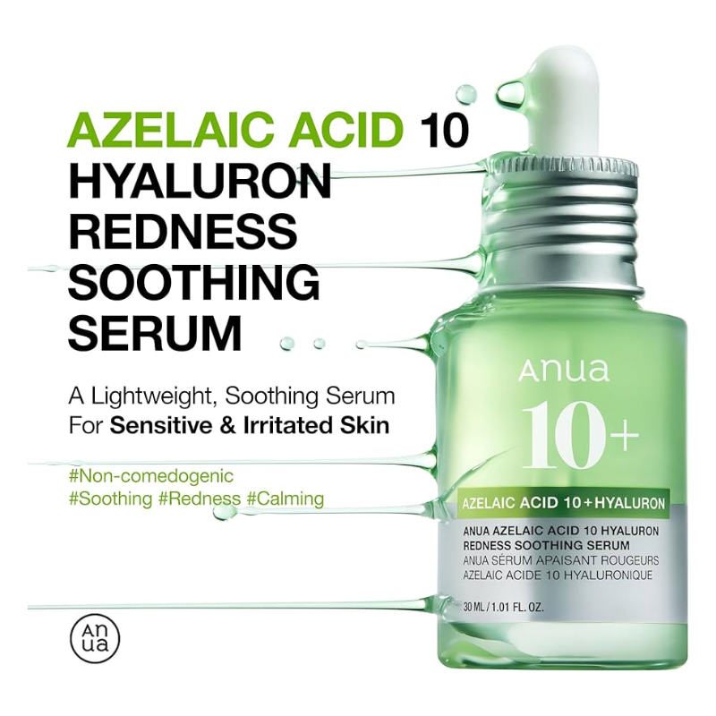Azelaic Acid 10 Hyaluron Redness Soothing Serum 30ml
