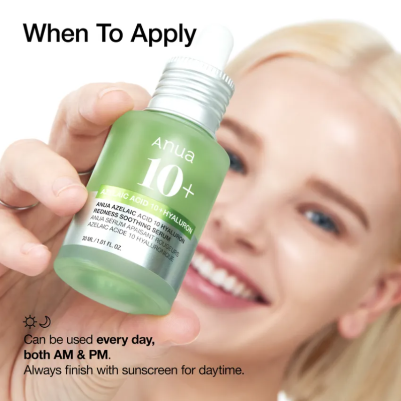 Azelaic Acid 10 Hyaluron Redness Soothing Serum 30ml