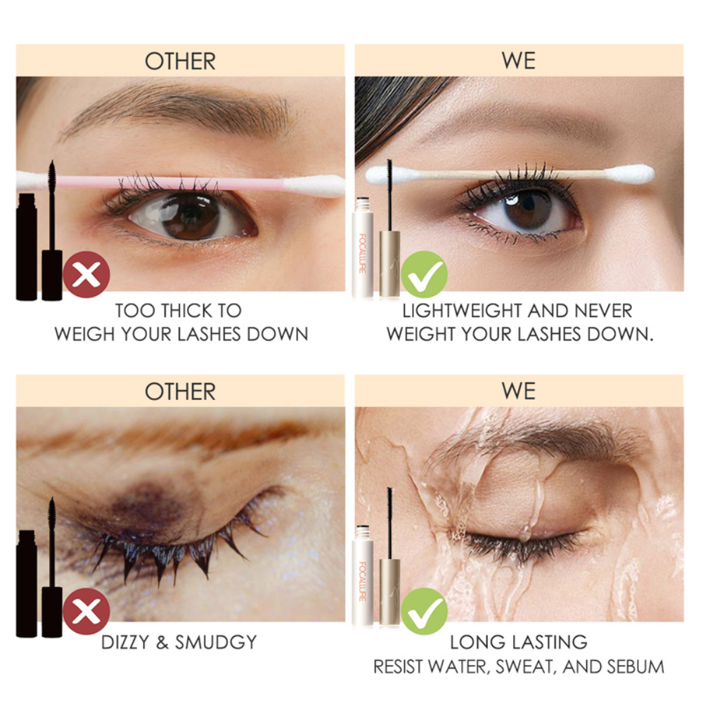 Longlash Waterproof Mascara 3mm Micro Brush #2 Brown
