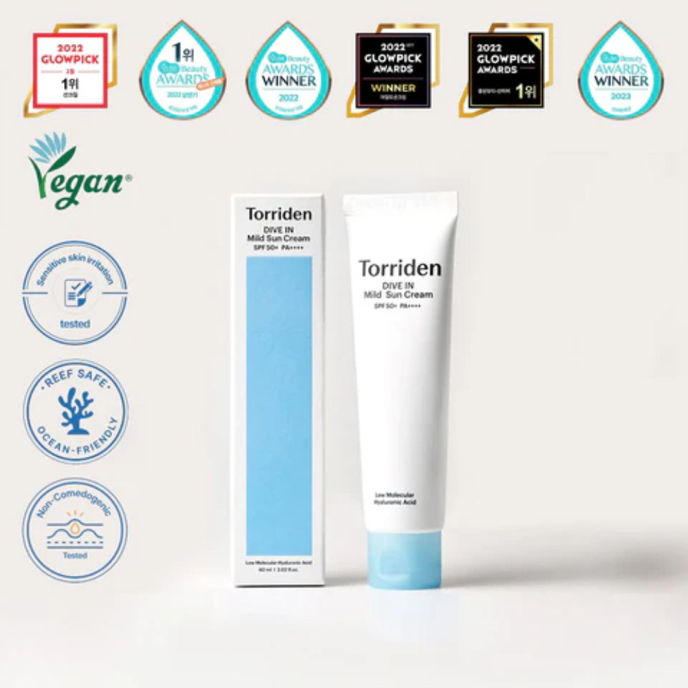 DIVE-IN Mild Sun Cream SPF50+ Broad Spectrum 60ml