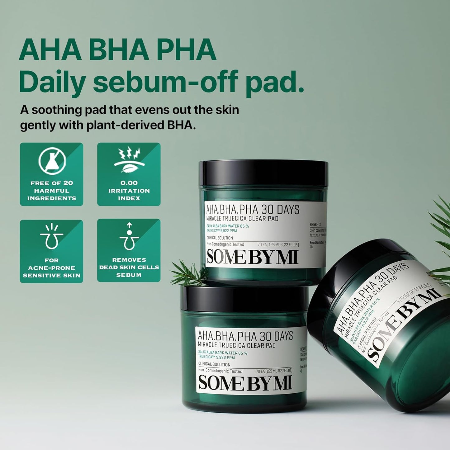 AHA-BHA-PHA 30 Days Miracle Truecica Clear Pad 70 Pads