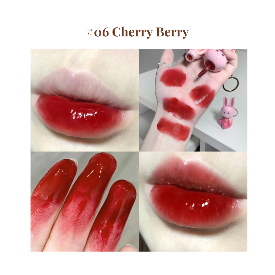 Cute Bunny Keychain (Glossy Lip Tint)