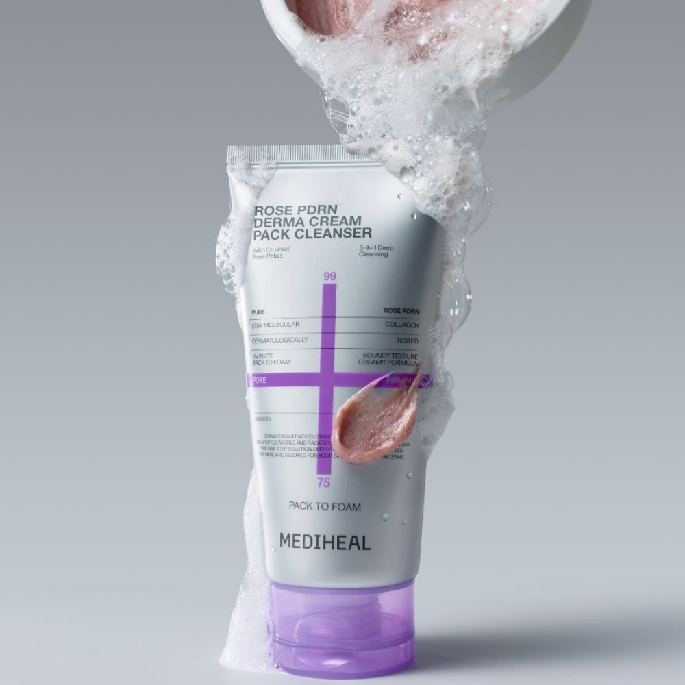 Rose PDRN Derma Cream Pack Cleanser