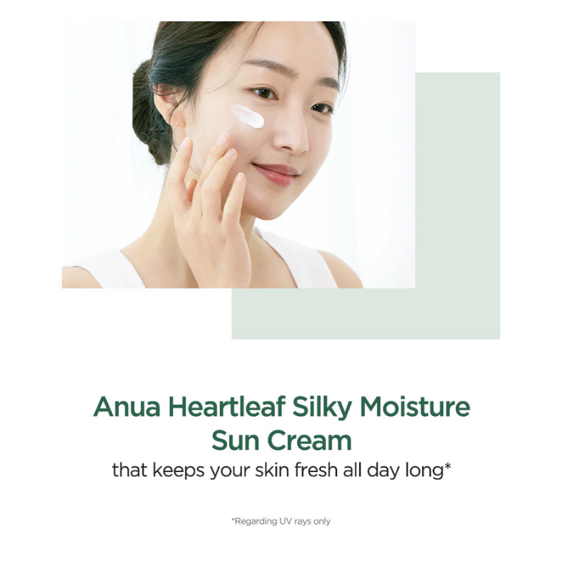 Heartleaf Silky Moisture Sun Cream